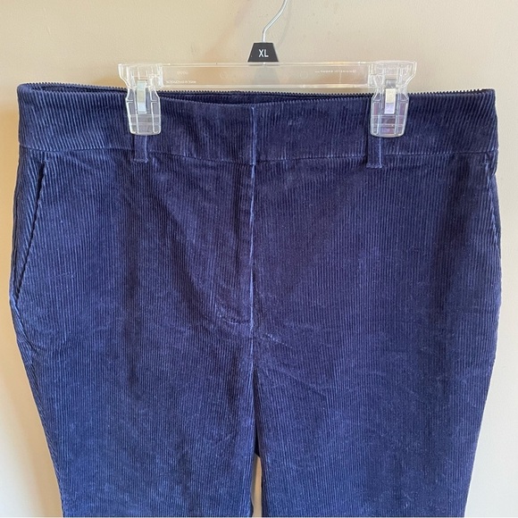 Boden Corduroy flare pants US size 10R Navy - Picture 2 of 8